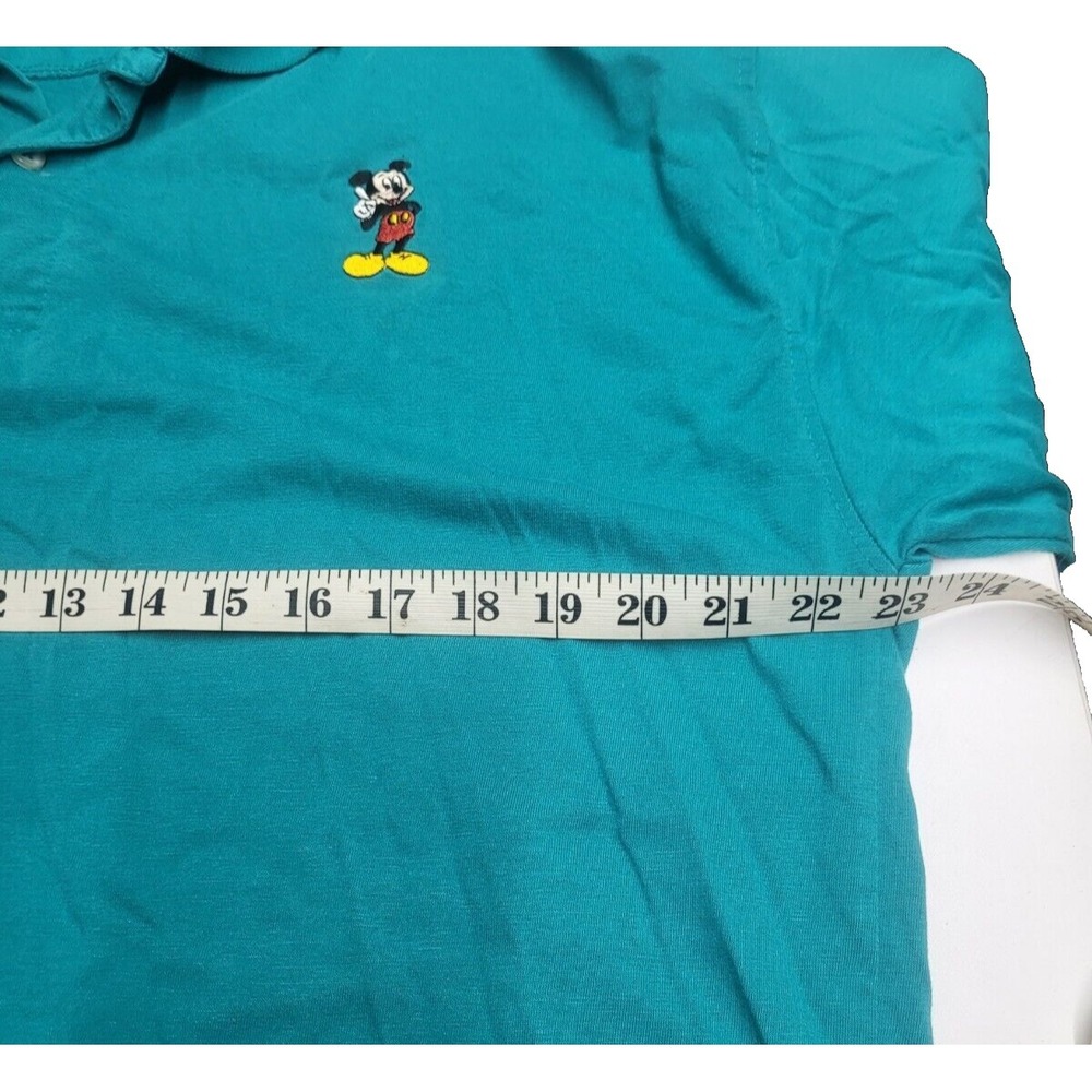 Teal Walt Disney World Mickey Golf Polo Shirt Men's XL - Picture 2 of 5